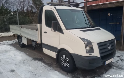 VW Crafter - HIAB 017T - Aluminium Flatbed